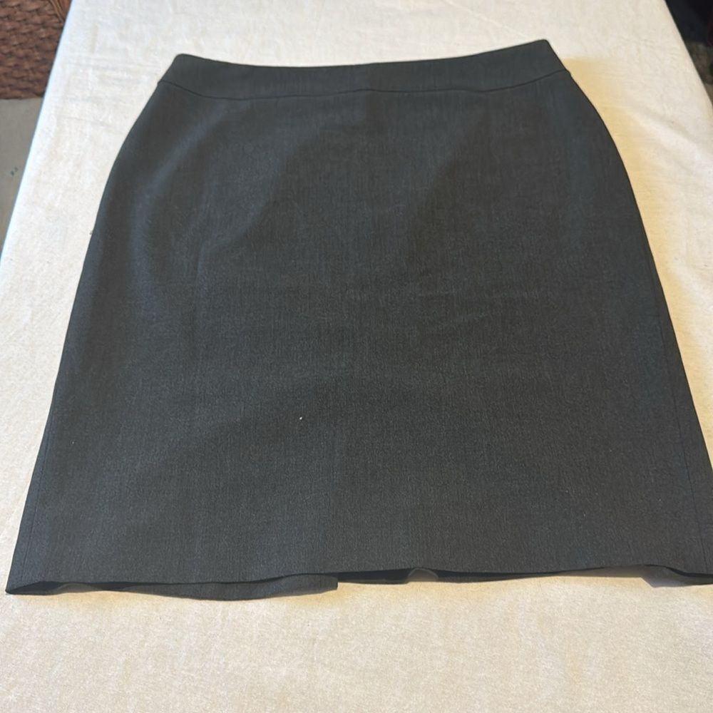 Ann Taylor Size‎ 8 Dark Grey Lined Pencil Skirt  Corporate